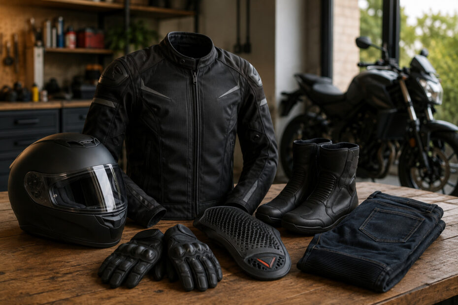 Équipement moto pour débuter